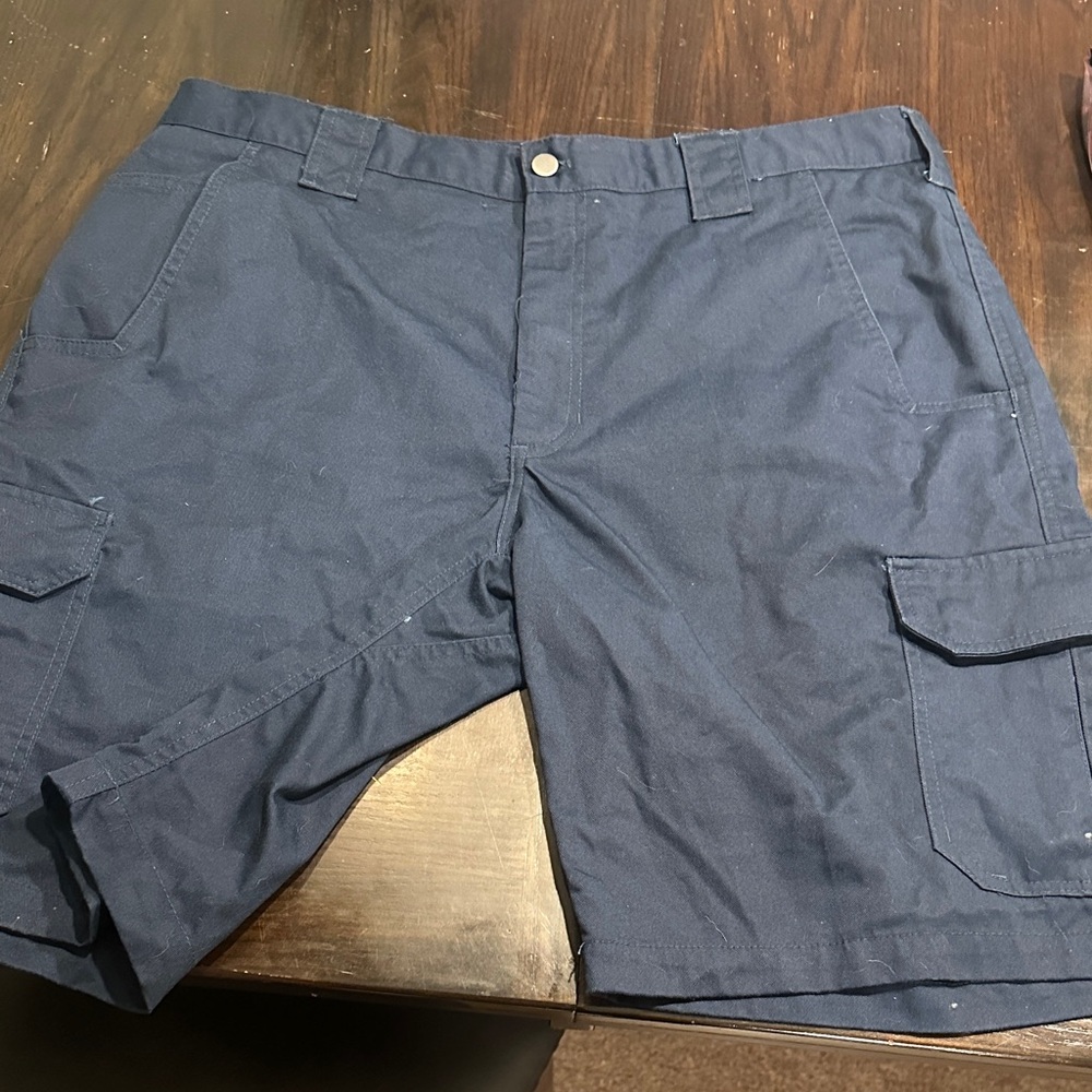 Waist 40 Okeo-Tex WearGuard Navy Cargo Shorts for Men